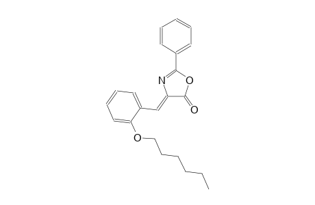 5(4H)-oxazolone, 4-[[2-(hexyloxy)phenyl]methylene]-2-phenyl-, (4Z)-