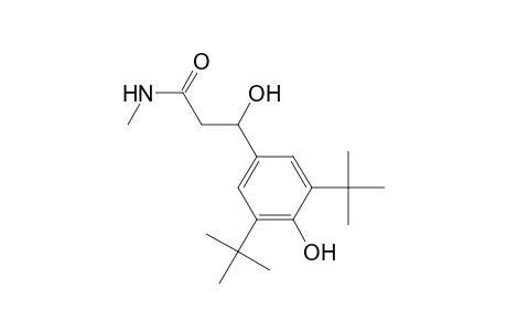 3,5-Di-tert-butyl-B,4-dihydroxy-N-methyl-phenylpropanamide