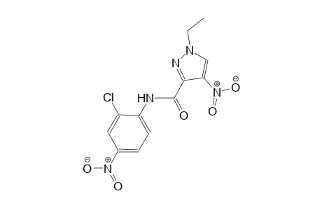 N-(2-chloro-4-nitrophenyl)-1-ethyl-4-nitro-1H-pyrazole-3-carboxamide