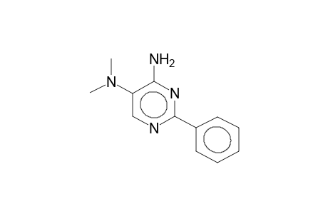 2-phenyl-4-amino-5-dimethylaminopyrimidine