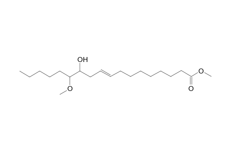 9-Octadecenoic acid, 12-hydroxy-13-methoxy-, methyl ester