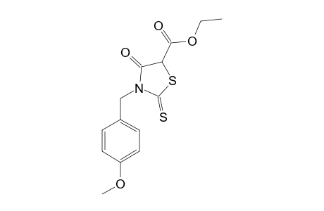 ETHYL-3-(4-METHOXYBENZYL)-4-OXO-2-THIOXO-1,3-THIAZOLANE-5-CARBOXYLATE