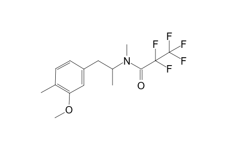 2,2,3,3,3-pentafluoro-N-(1-(3-methoxy-4-methylphenyl)propan-2-yl)-N-methylpropanamide