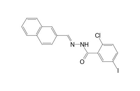 2-Chloro-5-iodo-benzoic acid naphthalen-2-ylmethylene-hydrazide