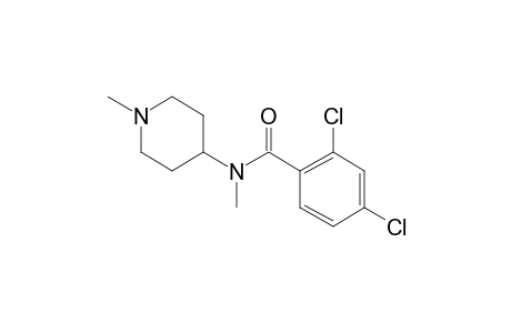 2,4-Dichloro-N-(1-methyl-4-piperidinyl)benzamide, N-methyl-