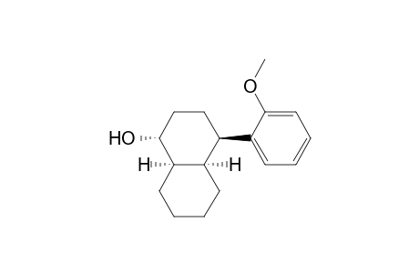 (1R,4R,4aR,8aR)-Decahydro-4-(o-methoxyphenyl)-1-naphthol