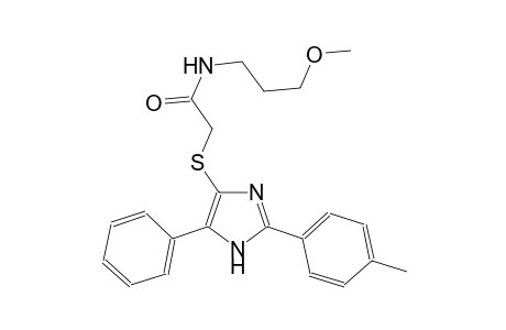 acetamide, N-(3-methoxypropyl)-2-[[2-(4-methylphenyl)-5-phenyl-1H-imidazol-4-yl]thio]-