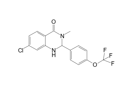 7-Chloro-3-methyl-2-(4-(trifluoromethoxy)phenyl)-2,3-dihydroquinazolin-4(1H)-one