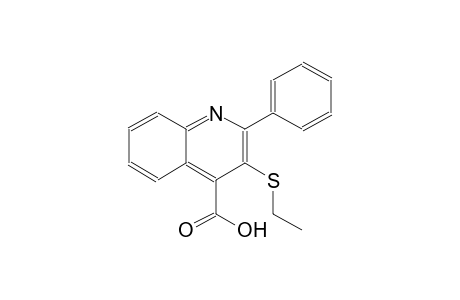 4-quinolinecarboxylic acid, 3-(ethylthio)-2-phenyl-