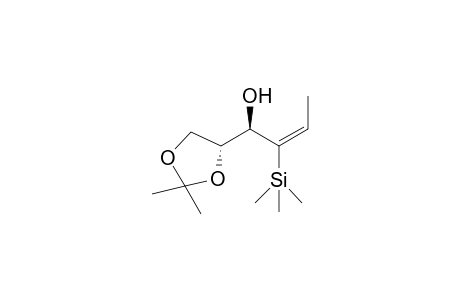 (E)-(1R,4'R)-1-(2,2-Dimethyl-1,3-dioxolane-4-yl)-2-trimethylbut-2-en-1-ol