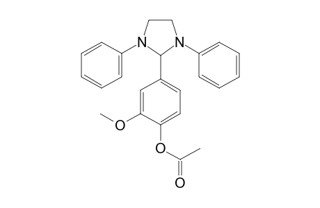 4-(1,3-Diphenyl-2-imidazolidinyl)-2-methoxyphenyl acetate
