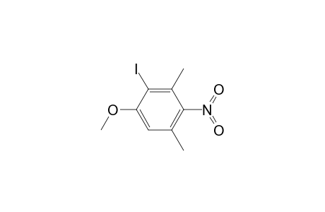 Benzene, 2-iodo-1-methoxy-3,5-dimethyl-4-nitro-