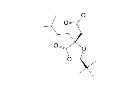(2R,4R)-[2-(TERT.-BUTYL)-4-(3-METHYLBUTYL)-5-OXO-1,3-DIOXOLAN-4-YL]-ACETIC-ACID