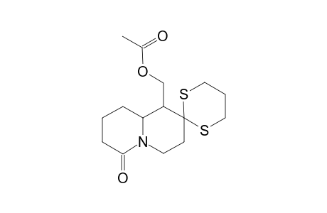 1-Aza-7-(2-acetoxymethyl)-8-(ethylenedithioxy)bicyclo[4.4.0]decan-2-one