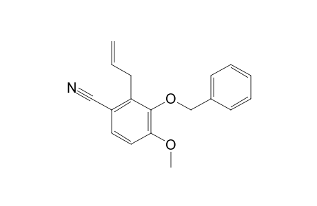 2-Allyl-3-benzyloxy-4-methoxybenzonitrile