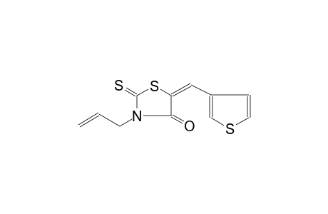 (5E)-3-allyl-5-(3-thienylmethylene)-2-thioxo-1,3-thiazolidin-4-one