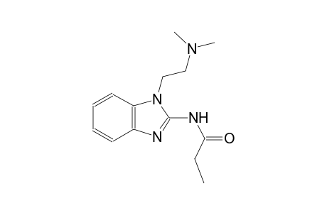 N-{1-[2-(dimethylamino)ethyl]-1H-benzimidazol-2-yl}propanamide