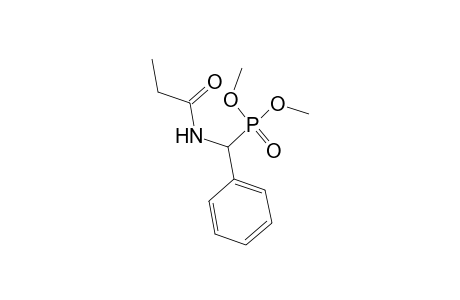 Dimethyl .alpha.-propionylaminobenzylphosphonate