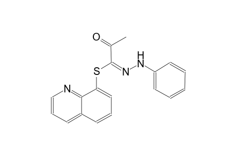 propanehydrazonothioic acid, 2-oxo-N-phenyl-, 8-quinolinyl ester, (1E)-