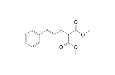2-[(E)-3-phenylprop-2-enyl]propanedioic acid dimethyl ester