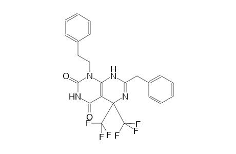 7-benzyl-1-(2-phenylethyl)-5,5-bis(trifluoromethyl)-5,8-dihydropyrimido[4,5-d]pyrimidine-2,4(1H,3H)-dione