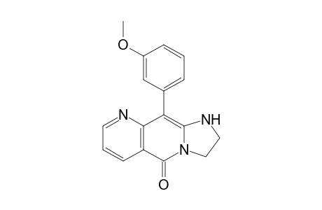 10-(3-methoxyphenyl)-2,3-dihydro-1H-imidazo[1,2-g][1,6]naphthyridin-5-one