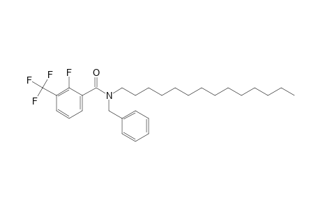 Benzamide, 2-fluoro-3-trifluoromethyl-N-benzyl-N-tetradecyl-