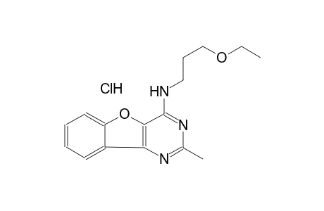 N-(3-ethoxypropyl)-2-methyl[1]benzofuro[3,2-d]pyrimidin-4-amine hydrochloride