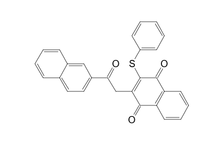 1,4-Naphthalenedione, 2-[2-(2-naphthalenyl)-2-oxoethyl]-3-(phenylthio)-