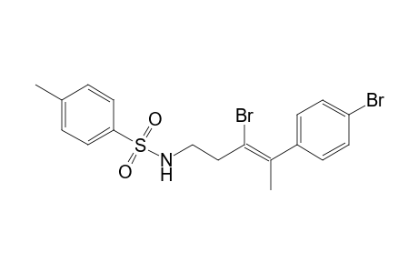 N-[(Z)-3-Bromo-4-(4-bromophenyl)pent-3-en-1-yl]-p-toluenesulfonamide