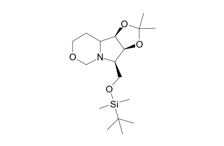 (3aS,4R,9bR)-4-(tert-Butyl-dimethyl-silanyloxymethyl)-2,2-dimethyl-hexahydro-[1,3]dioxolo[3,4]pyrrolo[1,2-c][1,3]oxazine