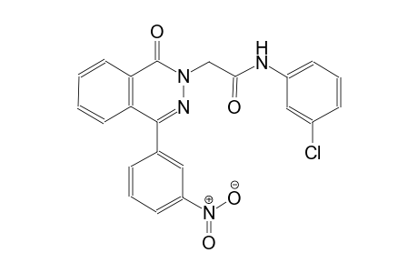 N-(3-chlorophenyl)-2-(4-(3-nitrophenyl)-1-oxo-2(1H)-phthalazinyl)acetamide