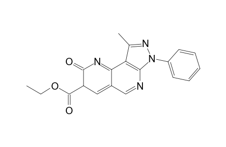 Ethyl-9-methyl-2-oxo-7-phenyl-2,7-dihydro-3H-pyrazolo[3,4-h][1,6]naphthyridine-3-carboxylate