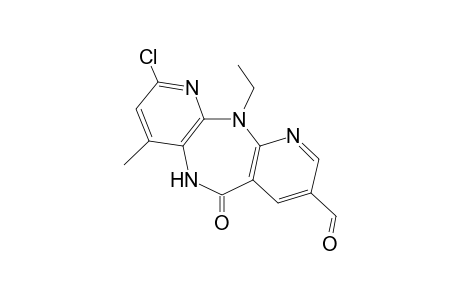 2-Chloro-5,11-dihydro-11-ethyl-8-formyl-4-methyl-6H-dipyrido[3,2-b:2',3'-e][1,4]diazepin-6-one