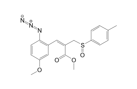 (Z)-Methyl 3-(2-azido-5-methoxyphenyl)-5-(p-tolylsulfinylmethyl)-propenoate