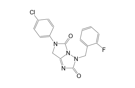 3H-imidazo[1,5-b][1,2,4]triazole-2,5-dione, 6-(4-chlorophenyl)-3-[(2-fluorophenyl)methyl]-6,7-dihydro-