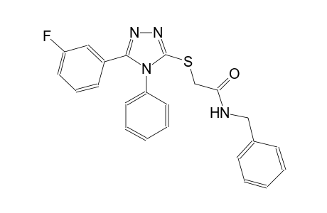 acetamide, 2-[[5-(3-fluorophenyl)-4-phenyl-4H-1,2,4-triazol-3-yl]thio]-N-(phenylmethyl)-