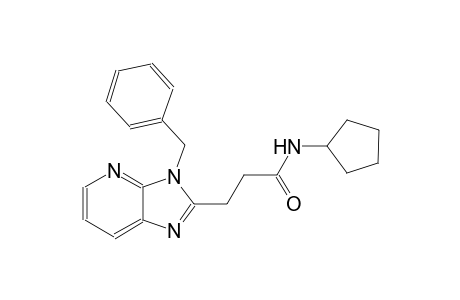 3H-imidazo[4,5-b]pyridine-2-propanamide, N-cyclopentyl-3-(phenylmethyl)-
