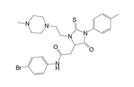 4-imidazolidineacetamide, N-(4-bromophenyl)-1-(4-methylphenyl)-3-[2-(4-methyl-1-piperazinyl)ethyl]-5-oxo-2-thioxo-