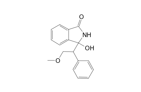3-Hydroxy-3-(2-methoxy-1-phenylethyl)isoindolin-1-one, diastereomer a