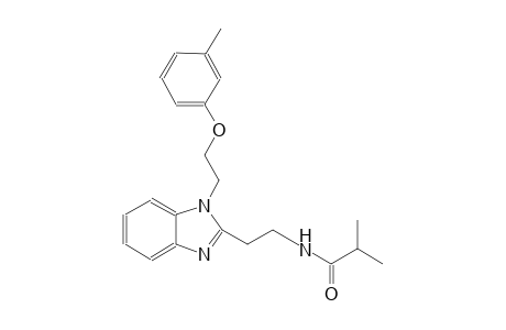 propanamide, 2-methyl-N-[2-[1-[2-(3-methylphenoxy)ethyl]-1H-benzimidazol-2-yl]ethyl]-