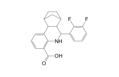 9-Azatetracyclo[10.2.1.0(2,11).0(3,8)]pentadeca-3,5,7-triene-7-carboxylic acid, 10-(2,3-difluorophenyl)-