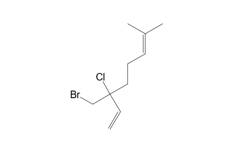 3-Bromomethyl-3-chloro-7-methyl-1,6-octadiene