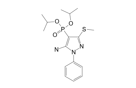 DIISOPROPYL-(5-AMINO-3-METHYLSULFANYL-1-PHENYL-1H-PYRAZOL-4-YL)-PHOSPHONATE