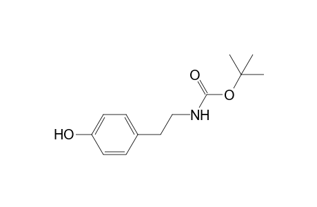 tert-butyl N-[2-(4-hydroxyphenyl)ethyl]carbamate