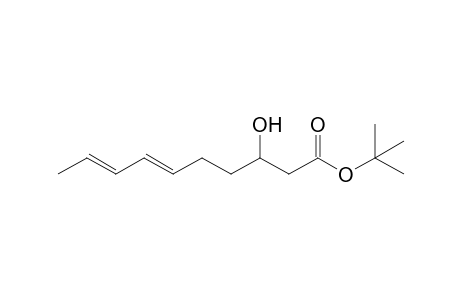 (6E,8E)-3-hydroxydeca-6,8-dienoic acid tert-butyl ester