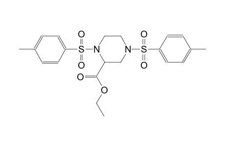 ethyl 1,4-bis[(4-methylphenyl)sulfonyl]-2-piperazinecarboxylate