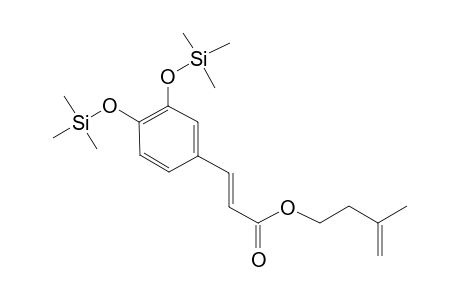 Caffeic acid <(E)>, 3-methyl-3-butenyl ester, di-TMS