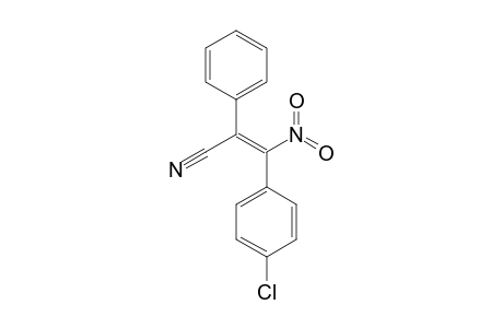 3-Nitro-3-(4'-chlorophenyl)-2-phenylpropenenitrile