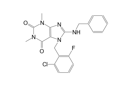 1H-purine-2,6-dione, 7-[(2-chloro-6-fluorophenyl)methyl]-3,7-dihydro-1,3-dimethyl-8-[(phenylmethyl)amino]-